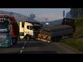 [#0817] RECKLESS Driver | That Scania drives into ONCOMING LANE and CRASHED! | ETS2 TruckersMP