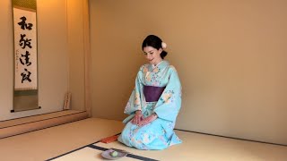 Japanese Tea CeremonyUnintentional ASMR 秋の美しい茶道 (Soft Spoken and Authentic Ceremony)