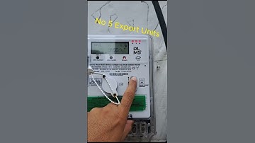 AMI Meter New Green meter How Check import export #renewableenergy  #money #solarenergy #solarpanels