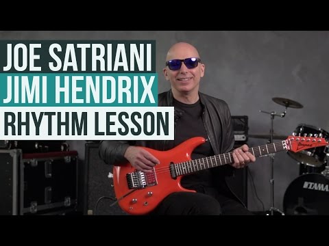 Joe Satriani Lesson - How to Play Rhythm Guitar Like Jimi Hendrix