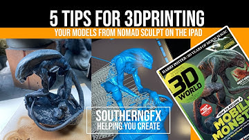 5 tips to prepare models for 3d printing from Nomad sculpting app