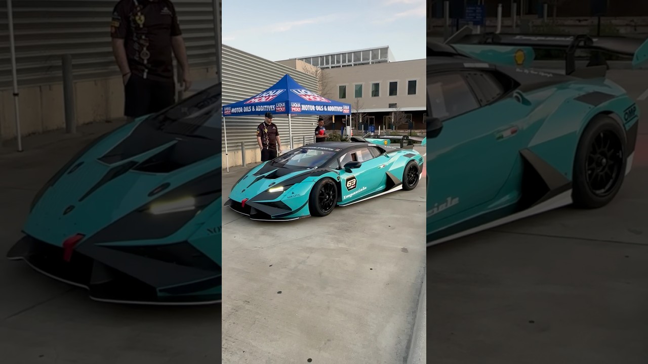 Crazy Lamborghini Huracan Super Trofeo Evo 2