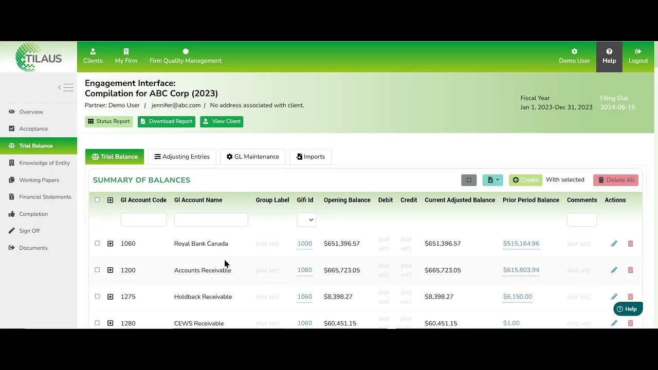 4d Using the Trial Balance - YouTube