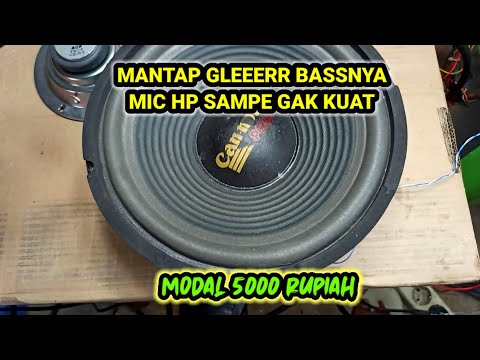 Cara Menambah BASS Pada Speaker Modal 5000 Rupiah