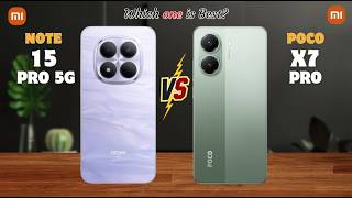Redmi Note 15 Pro 5G vs Poco X7 Pro⚡full Details