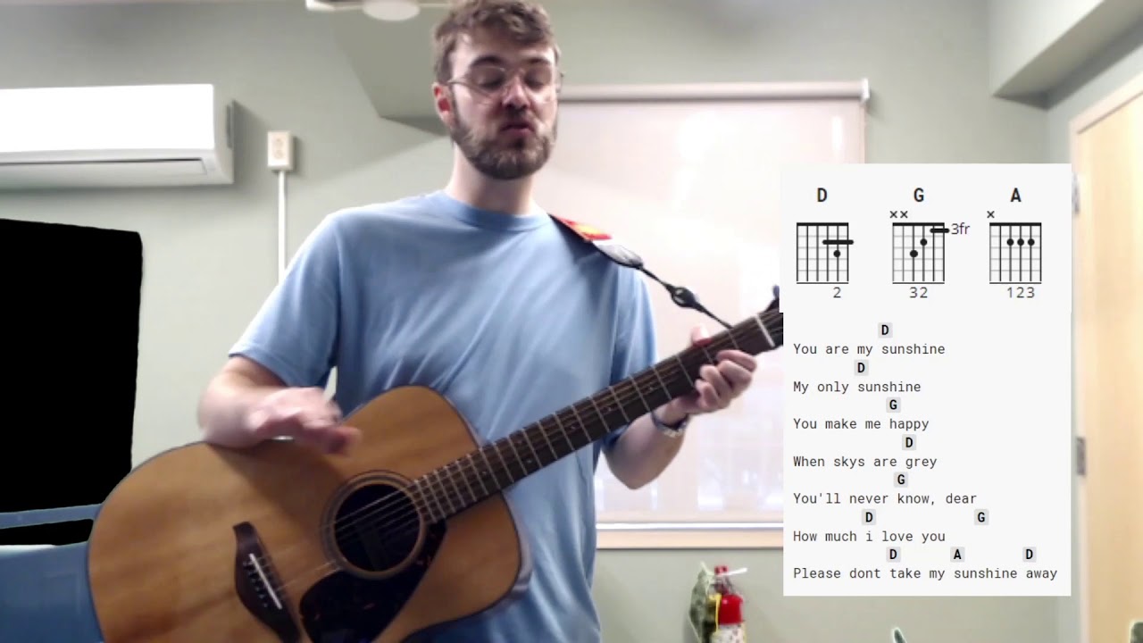 Guitar Lessons: You Are My Sunshine - YouTube
