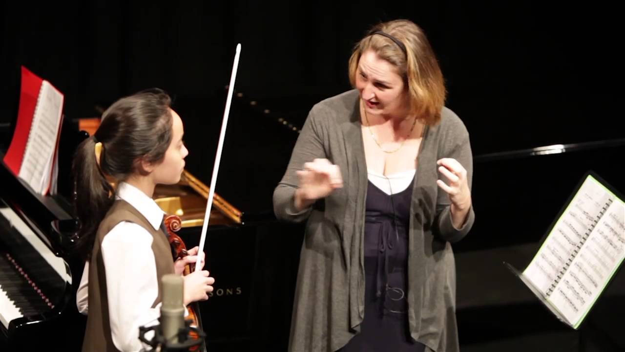 Australian World Orchestra Violin Master Class Part 1 YouTube