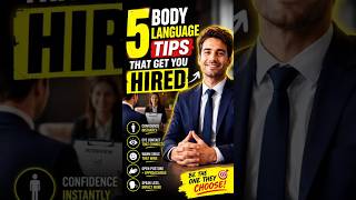 🚀 5 Body Language Tips That Get You Hired! 💼 #shorts
