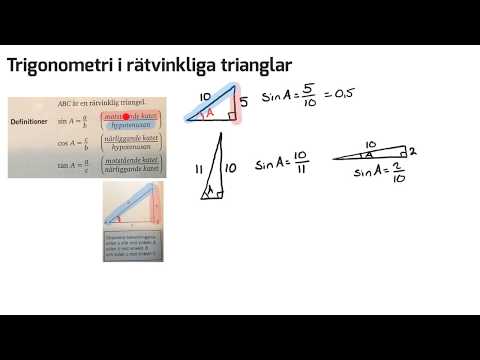 Video: Vad är tangent cosinus och sinus?