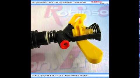 Béc phun chuồn chuồn cánh đập BB-922 màu vàng