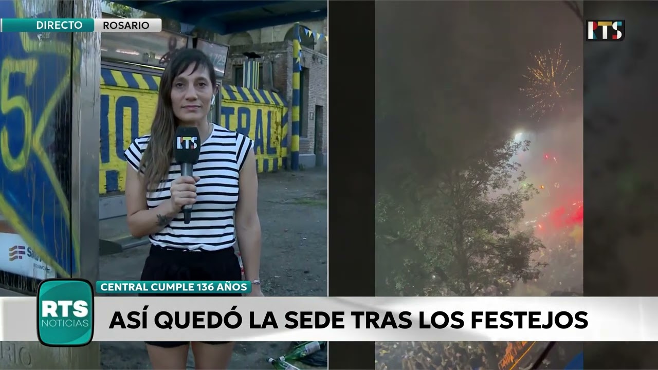 ROSARIO CENTRAL CELEBRÓ SUS 136 AÑOS | MULTITUDINARIO FESTEJO EN LA SEDE FUNDACIONAL