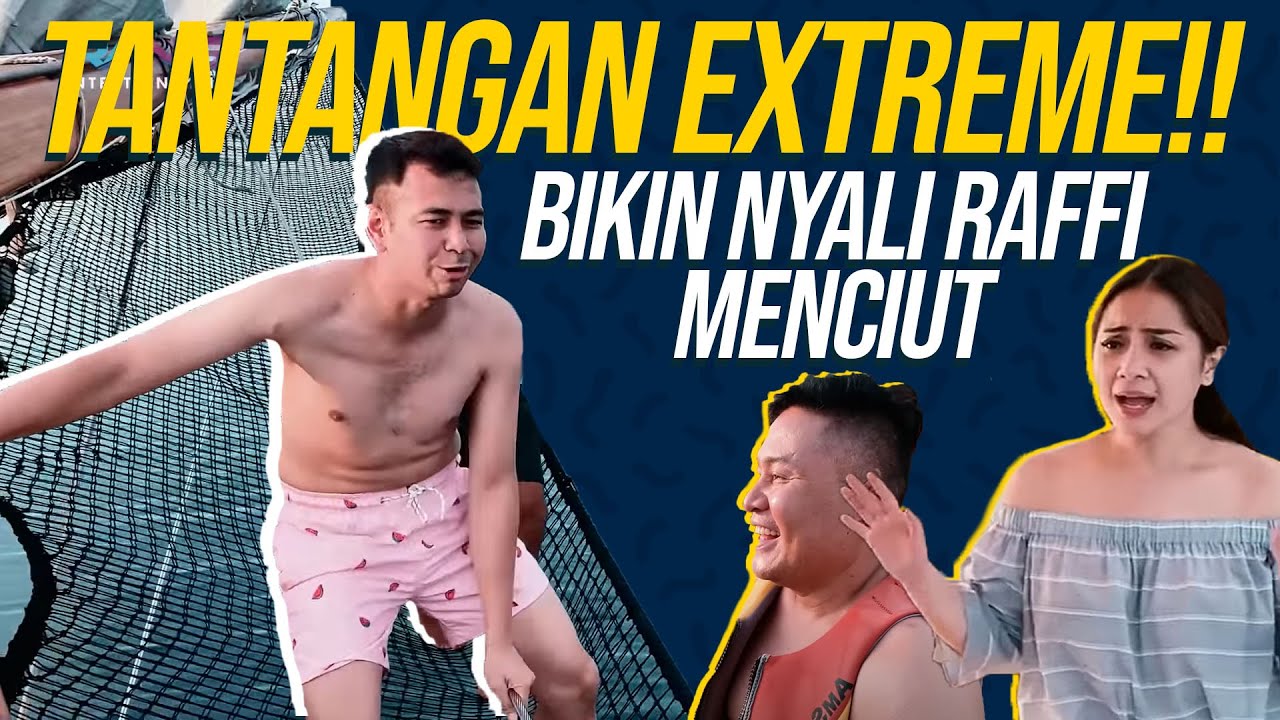 GILA! RAFFI AJAK SEMUANYA LOMPAT DARI TITIK PALING TINGGI SAMPE NAGITA PANIK BANGET!