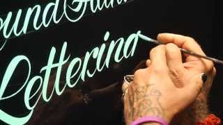 Roundhand Lettering Demo by Glen Weisgerber