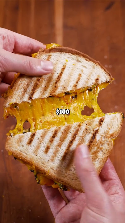 $1 vs $10 vs $100 grilled cheese in my toaster