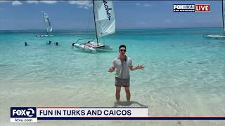 Talking Beaches Turks & Caicos on FOX San Francisco!