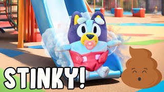 💩 Baby Bluey Stinky Nappy at the Playground and Baby Bingo Birthday Cake Smash!