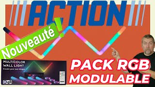 NOUVEAUTE ACTION = BARRE LUMINEUSE RGB COMPOSABLE POUR 19,95 €