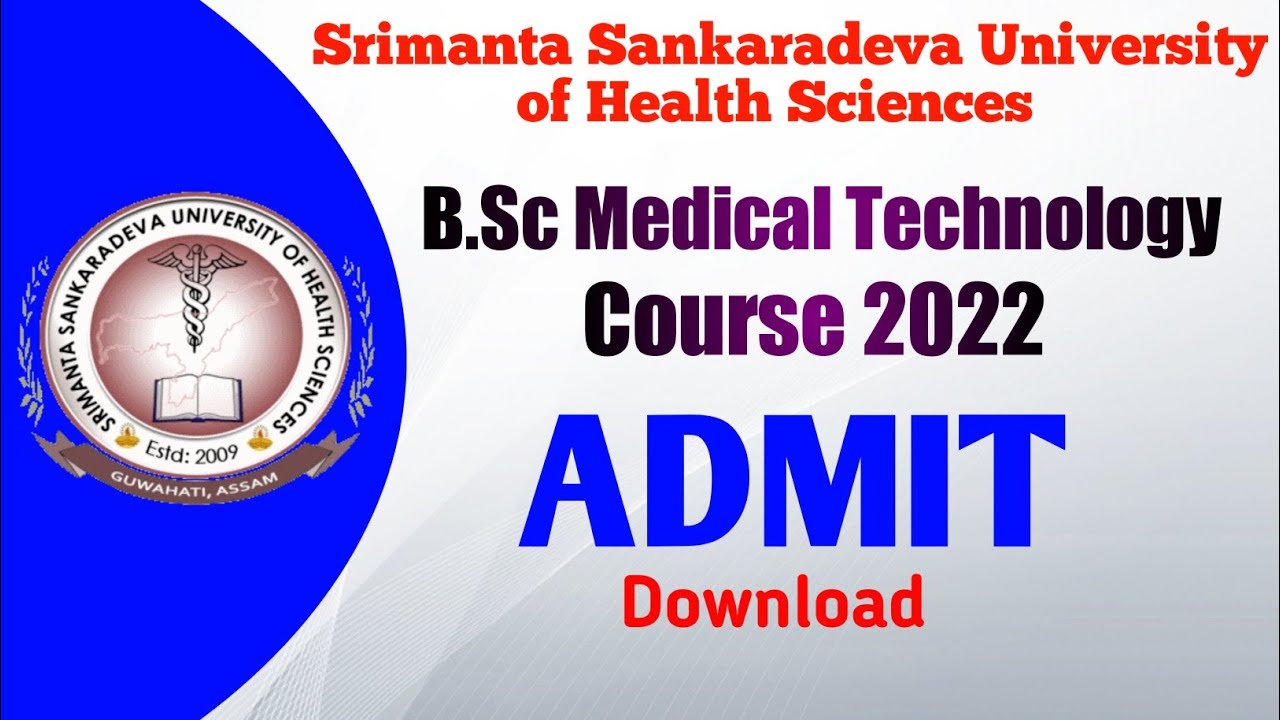 B.Sc Medical Technology Course ADMIT CARD 2022 || ADMIT CARD Download