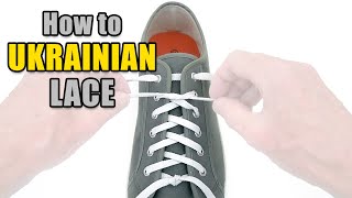 Ukrainian Lacing Tutorial – Professor Shoelace