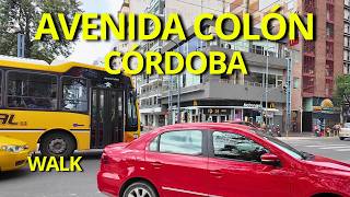 Así es la Avenida Colón en Córdoba 😮🚶 | Walking Tour 4K Argentina