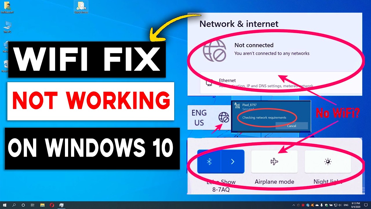 How to Fix WiFi Not Working on Laptop in Windows 10 (Easy Fix) | 2026 ...