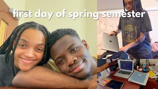 First Day of Spring Semester at SMU *college vlog*