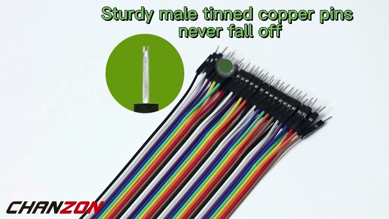 40-120Pcs 10cm 20cm 30cm Dupont Cable Line Jumper Wire Kit Male