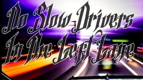 Project: GRIDLOKT - No Slow Drivers In The Left Lane (Official Music Video)