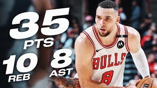 Zach LaVine TAKES OVER! 35-PT DOUBLE-DOUBLE vs Spurs! 🔥 | January 6, 2025