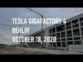 Tesla Gigafactory 4 Berlin | Columns at casting area | October 18, 2020 | DJI Mavic 2 Pro