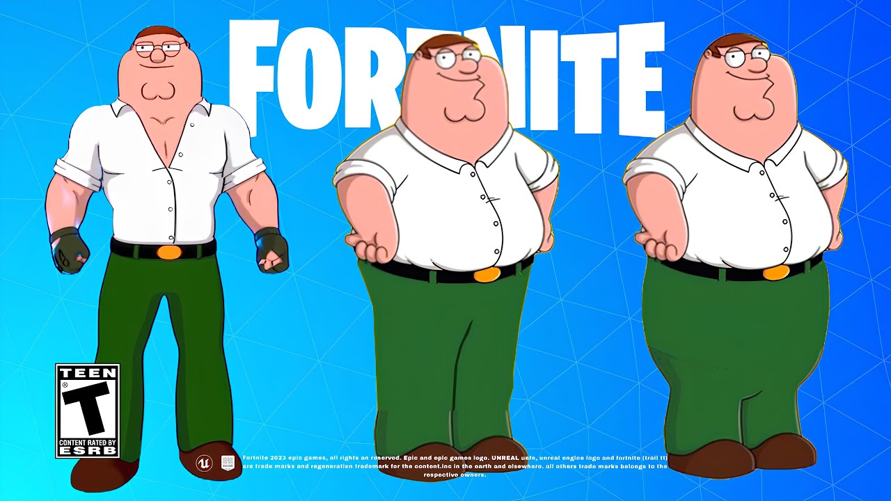 Fat Peter Griffin skin Fortnite YouTube