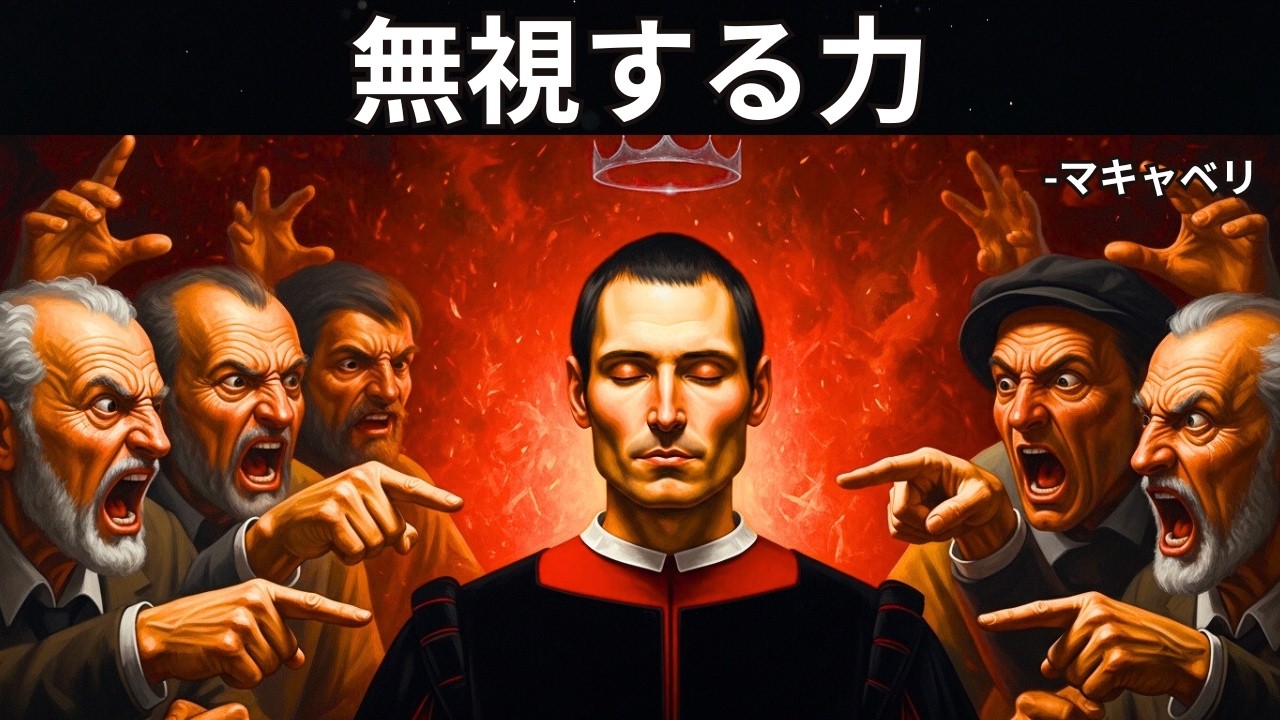 人を無視する術！最も冷酷な権力｜マキャベリの闇の心理学トリック