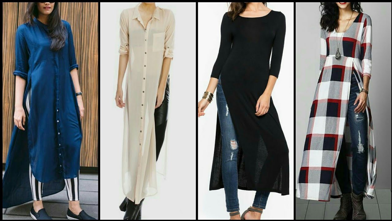 long shirt dress with slits