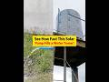 See How Fast This Solar Pump Fills a Water Tower!