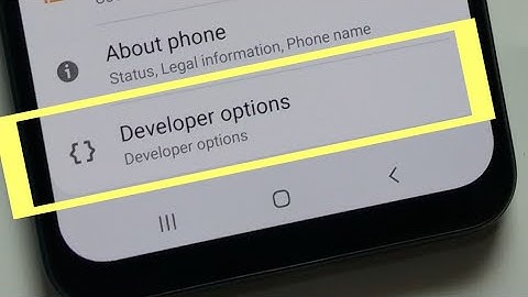 How to Enable Developer Options on Samsung Galaxy A10, A20, A30, A40, A50, A70 & A80 (2020)