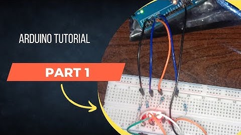 Arduino  tutorial: LED binary counter. Part 1