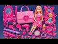 6 Minutes Satisfying with Unboxing Barbie Princess Pink Kitchen,Rock Bed Play Set Review Toys|ASMR