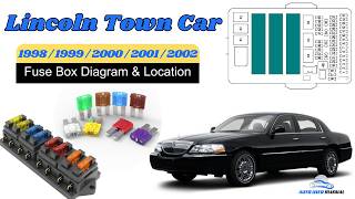 Fuse Box Location & Diagrams: Lincoln Town Car 1998 / 1999 / 2000 / 2001 / 2002 Owner's Manual