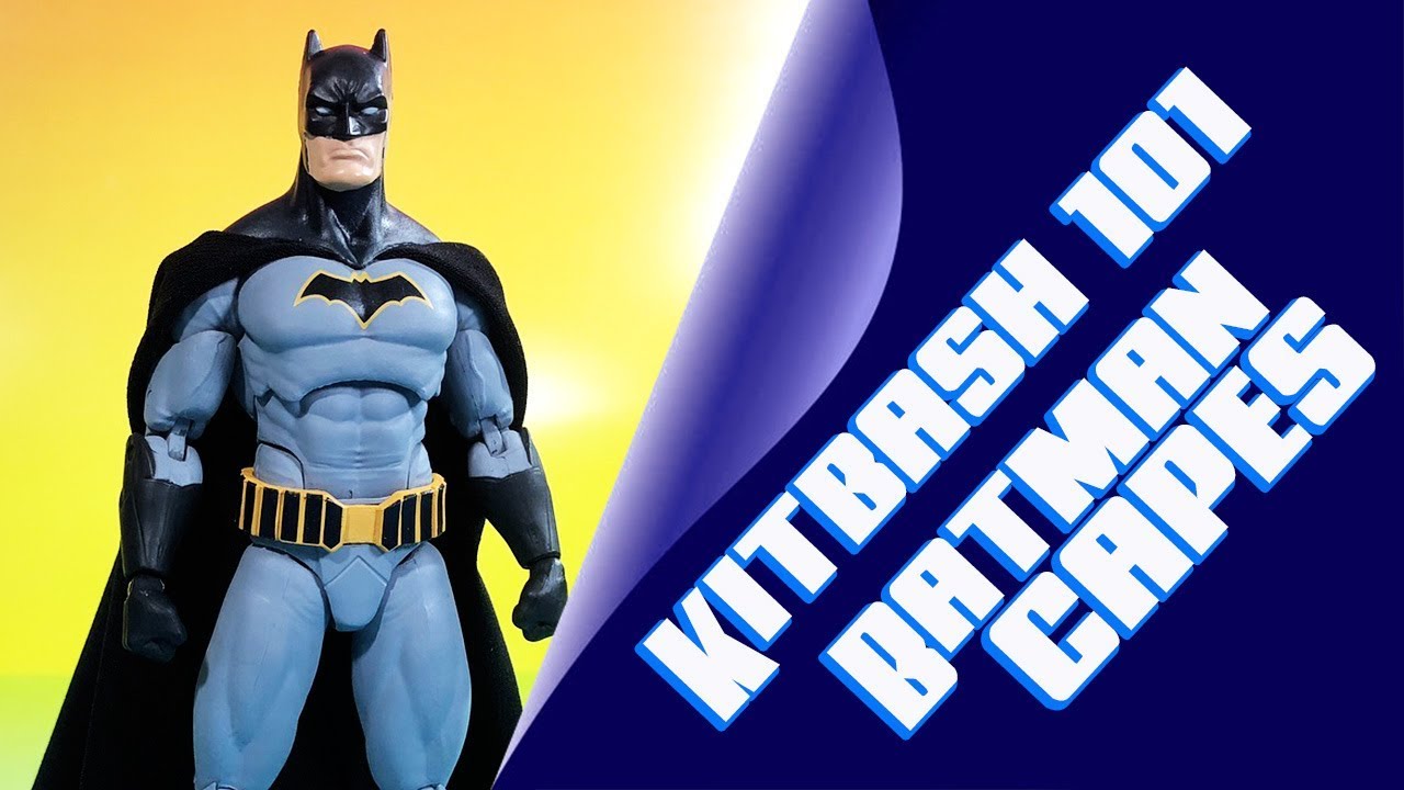 Kitbash 101 Batman Custom Cape Template and Installation Tutorial - YouTube