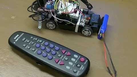 Arduino TV (IR) Remote Controlled Car