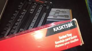 Snap On 3/8 impact extensions and socket tray