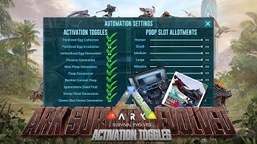 Tick Activation toggles | Mod Dino Storage v2 | Ark Survival Evolved