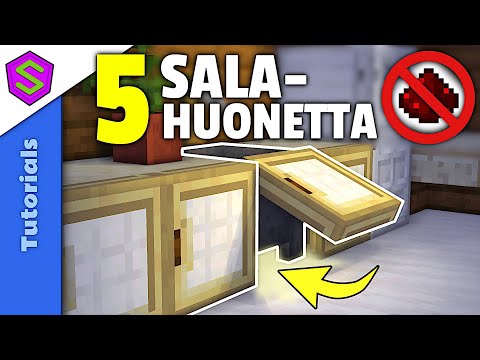 Piilota Huoneesi ilman Redstonea! | Minecraft Tutoriaali