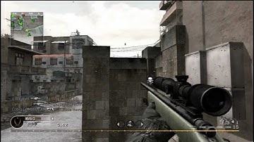 cod4 NoScope Across map Crossfire