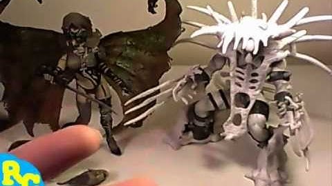 TheReviewSpace Necromancer VS Exo-Skeleton Spawn Ultra Action Figures