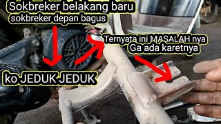 Honda metik kena lobang jeduk jeduk tapi bukan SOKBREKER