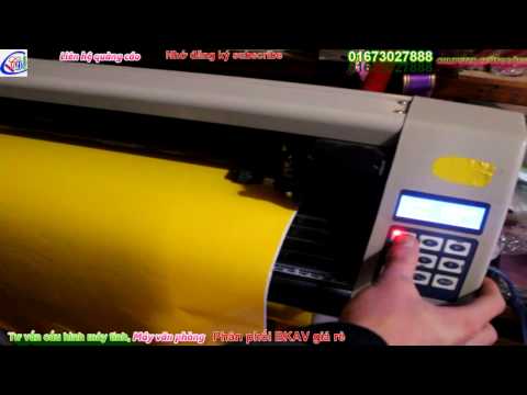 Video Cắt chữ Decal rẻ Cách thiết kế cắt chữ decal rẻ Máy... - youtube
