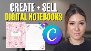 I Created a Digital Notebook to Sell Using ChatGPT + Canva AI (here’s how)