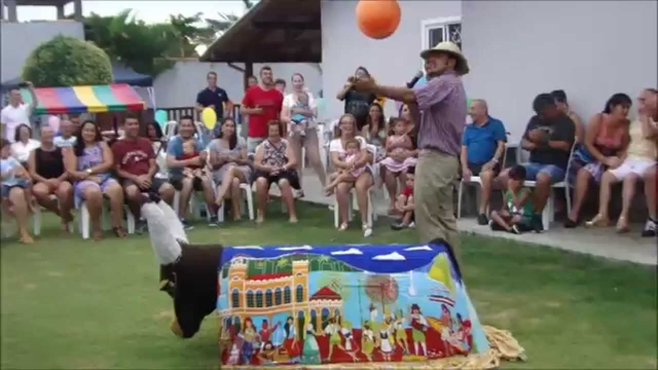 Boi de Mamão no aniversário de 2 anos Vicente