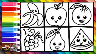 Disegnare E Colorare Frutti Carini Disegni Per Bambini